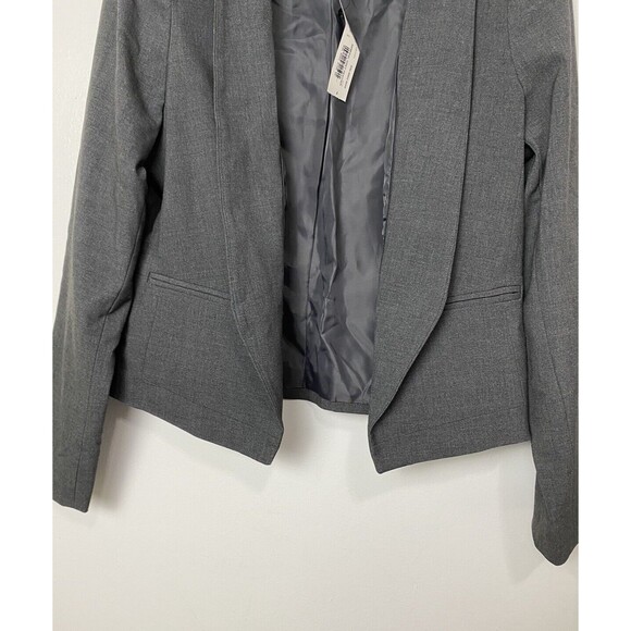 Worthington Gray Blazer Open Size 8 Business Work Wear Office - Picture 2 of 12